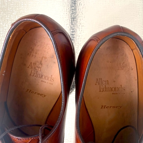 Allen Edmonds Hersey style- Chili/Weave Edition mens upscale shoes. - Picture 7 of 14